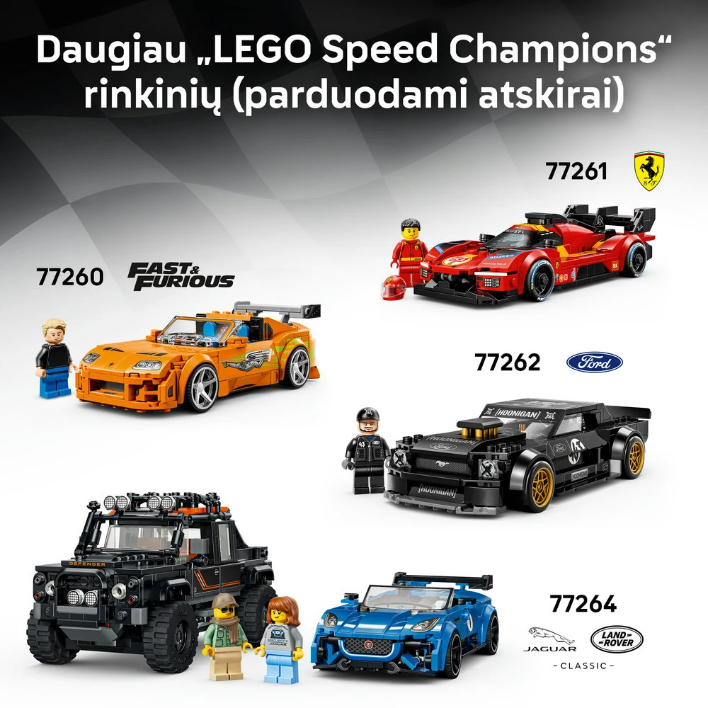 LEGO® Speed Champions BMW M3 (E30) Žaislinis rinkinys 77263