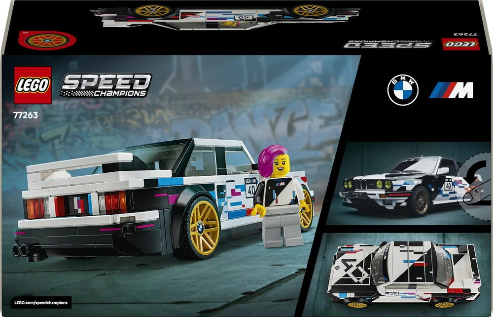 LEGO® Speed Champions BMW M3 (E30) Žaislinis rinkinys 77263