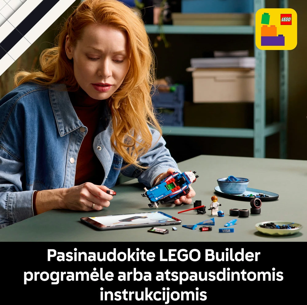 LEGO® Speed Champions F1® lenktyninis automobilis Visa Cash App RB VCARB 01 (77246)