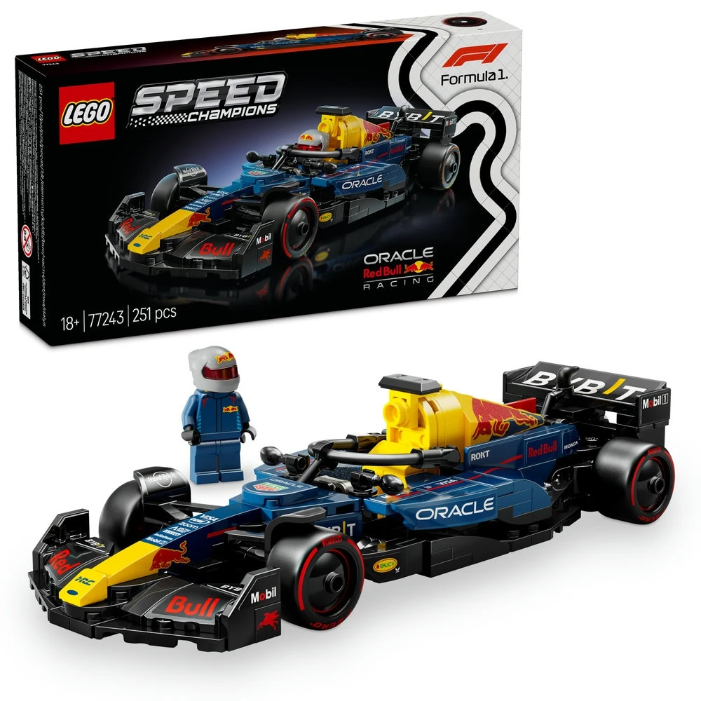 LEGO® Speed Champions F1® lenktyninis automobilis Oracle Red Bull Racing RB20 (77243)