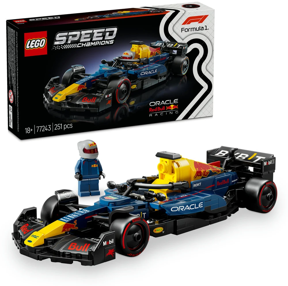 LEGO® Speed Champions F1® lenktyninis automobilis Oracle Red Bull Racing RB20 (77243)