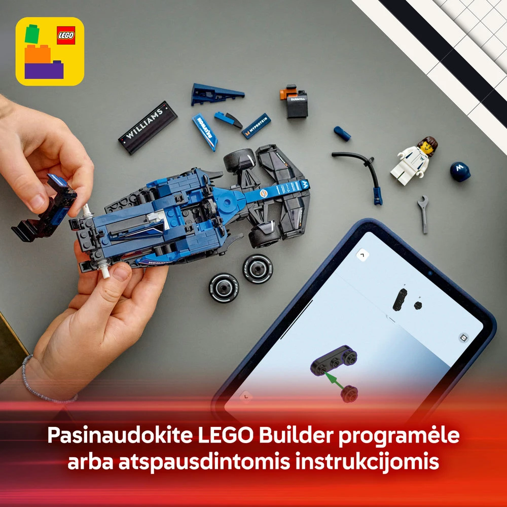 LEGO® Speed Champions F1® lenktyninis automobilis Williams Racing FW46 (77249)
