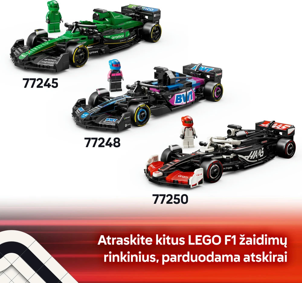 LEGO® Speed Champions F1® lenktyninis automobilis Ferrari SF-24 (77242)