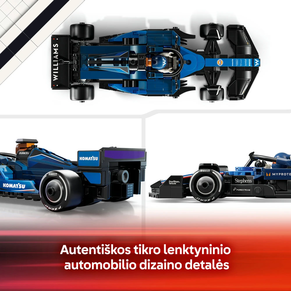 LEGO® Speed Champions F1® lenktyninis automobilis Williams Racing FW46 (77249)