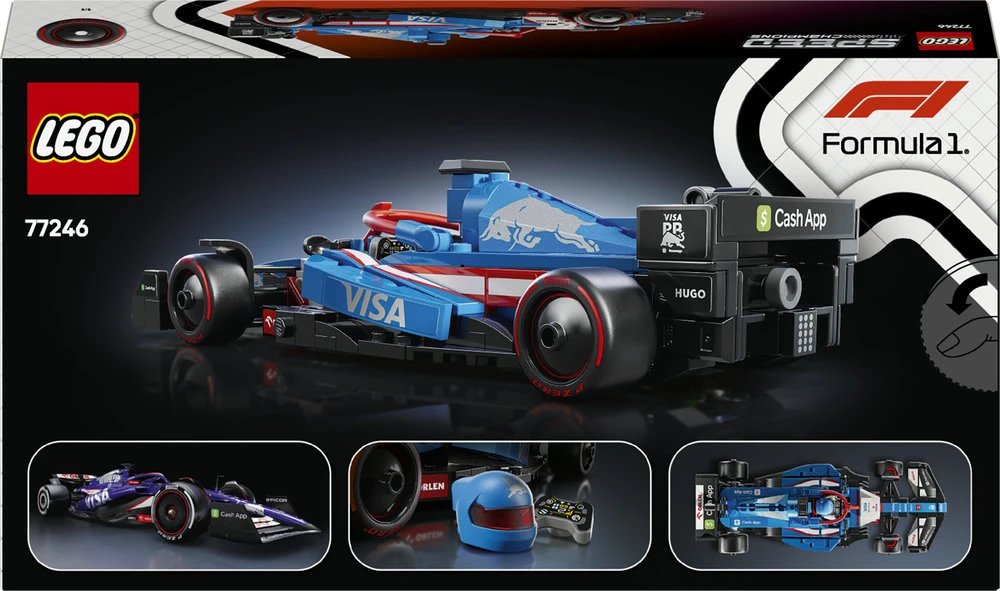 LEGO® Speed Champions F1® lenktyninis automobilis Visa Cash App RB VCARB 01 (77246)