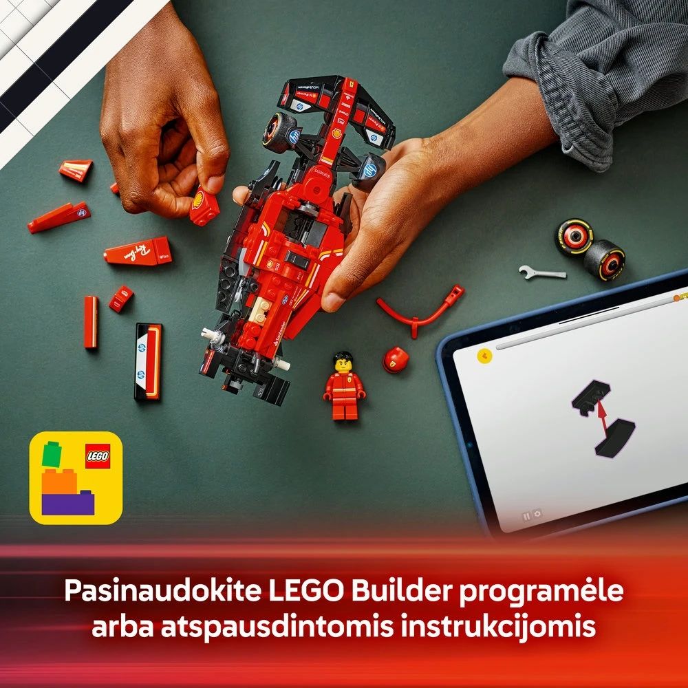 LEGO® Speed Champions F1® lenktyninis automobilis Ferrari SF-24 (77242)