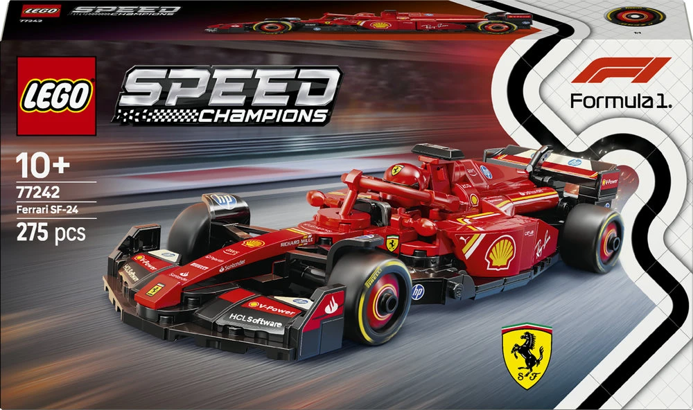 LEGO® Speed Champions F1® lenktyninis automobilis Ferrari SF-24 (77242)