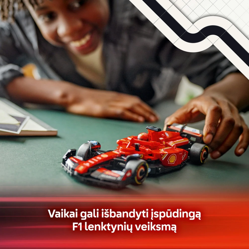 LEGO® Speed Champions F1® lenktyninis automobilis Ferrari SF-24 (77242)