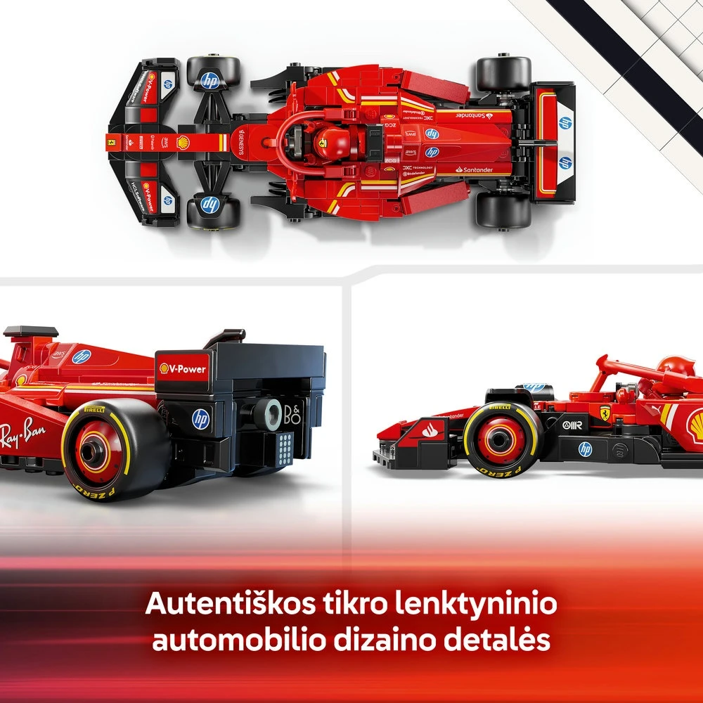 LEGO® Speed Champions F1® lenktyninis automobilis Ferrari SF-24 (77242)