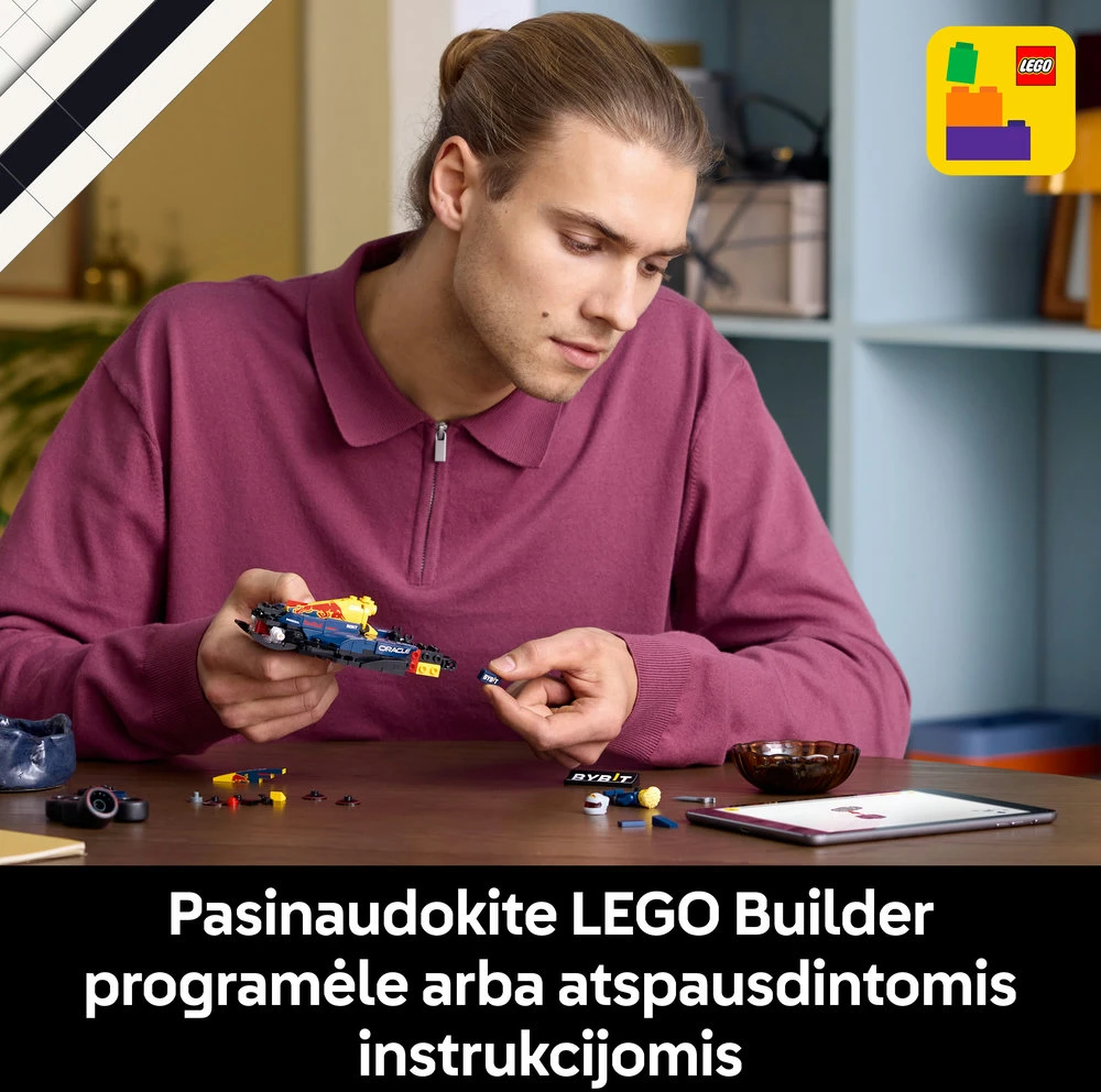 LEGO® Speed Champions F1® lenktyninis automobilis Oracle Red Bull Racing RB20 (77243)