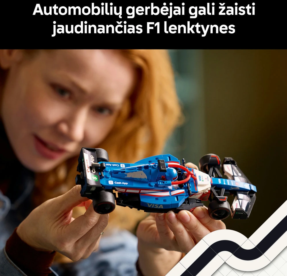 LEGO® Speed Champions F1® lenktyninis automobilis Visa Cash App RB VCARB 01 (77246)