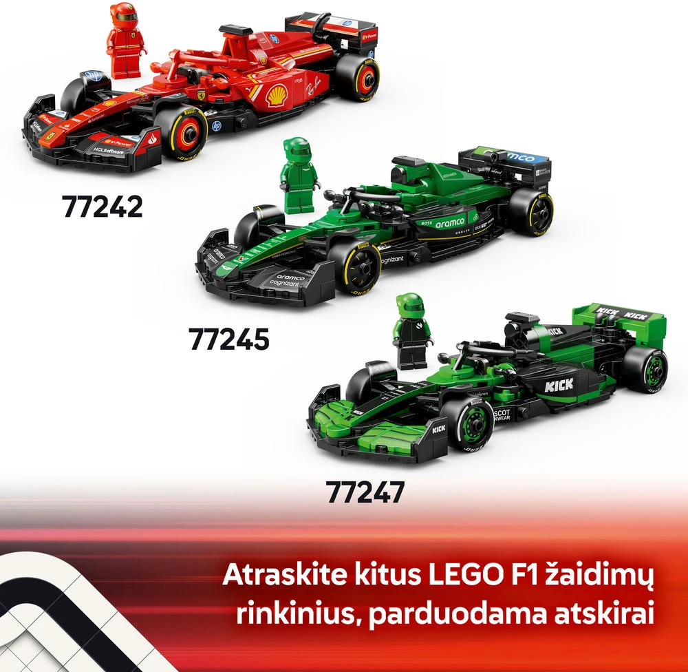 LEGO® Speed Champions F1® lenktyninis automobilis Williams Racing FW46 (77249)