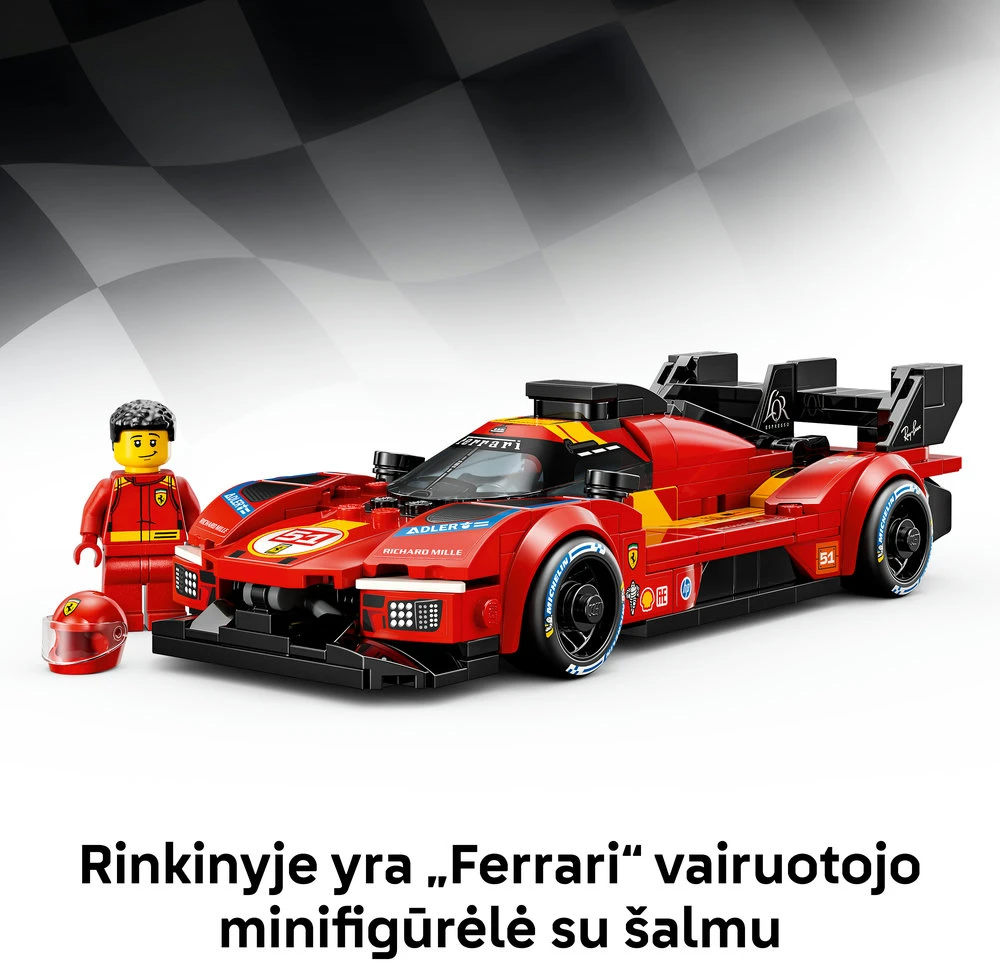 LEGO® Speed Champions Ferrari 499P „Ferrari“ suvenyras 77261