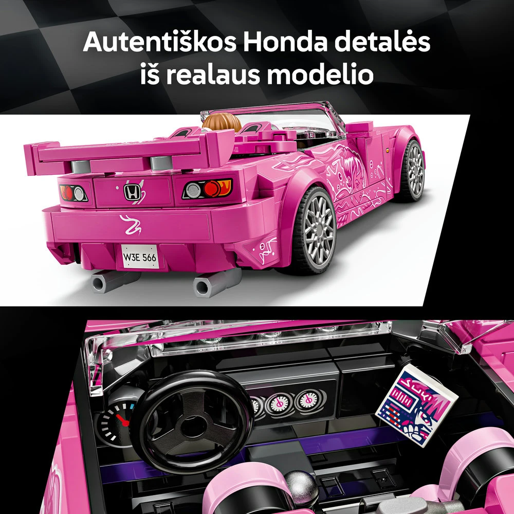 LEGO® Speed Champions „Greiti ir įsiutę 2“ „Honda S2000“ 77241