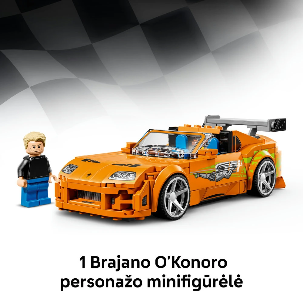 LEGO® Speed Champions Greiti ir įsiutę Toyota Supra MK4 77260