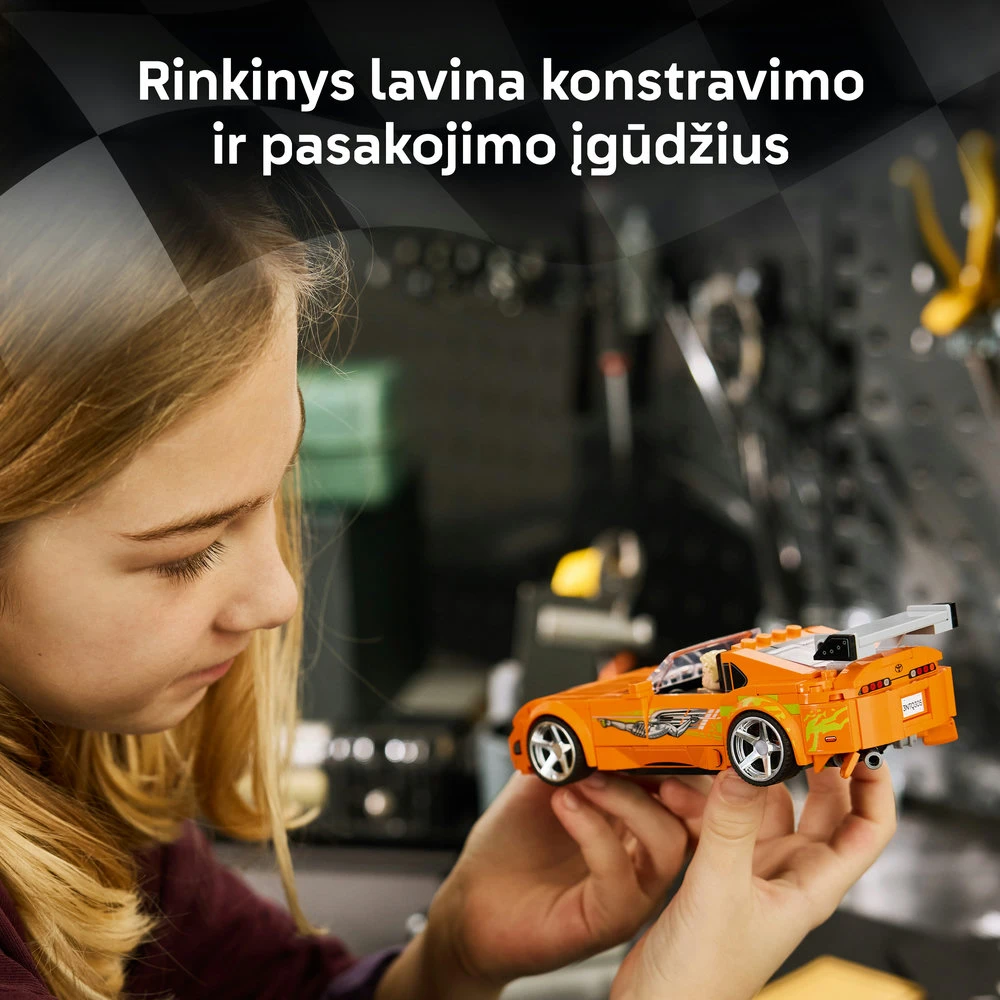 LEGO® Speed Champions Greiti ir įsiutę Toyota Supra MK4 77260