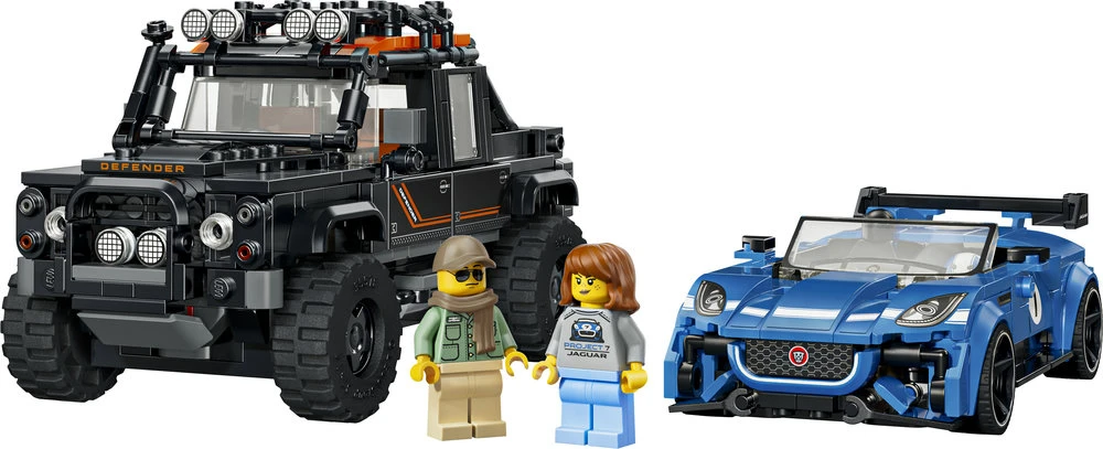 LEGO® Speed Champions „Jaguar Project 7“ ir „Land Rover Defender“ 77264