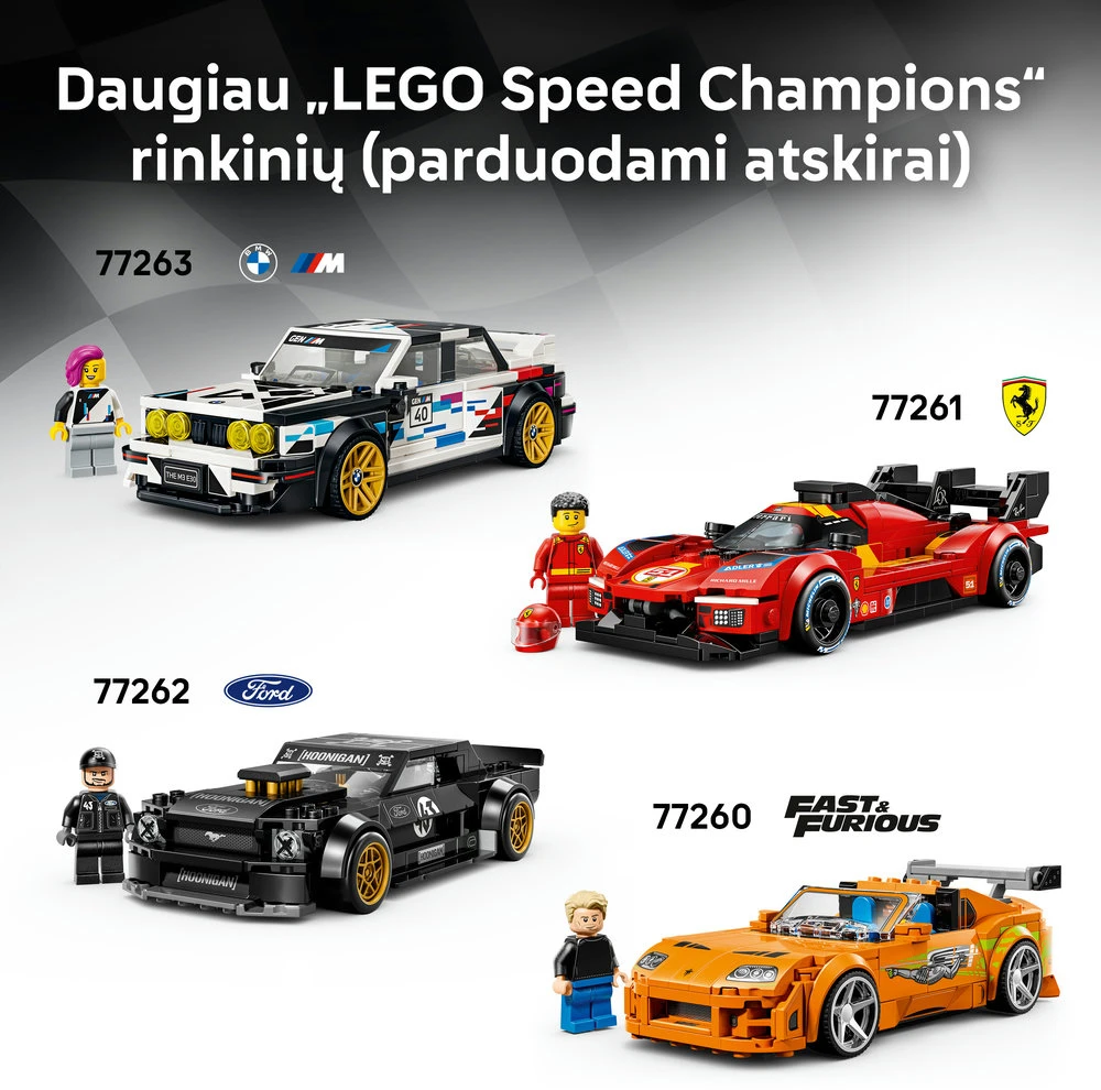 LEGO® Speed Champions „Jaguar Project 7“ ir „Land Rover Defender“ 77264
