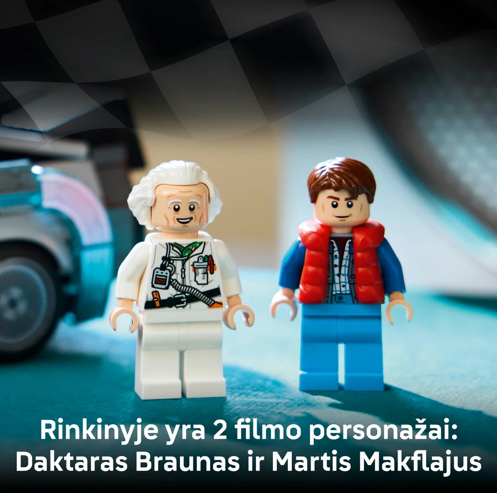 LEGO® Speed Champions Laiko mašina iš filmo Atgal į ateitį 77256