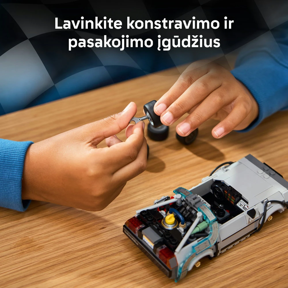 LEGO® Speed Champions Laiko mašina iš filmo Atgal į ateitį 77256