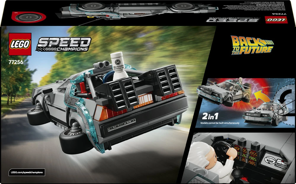 LEGO® Speed Champions Laiko mašina iš filmo Atgal į ateitį 77256