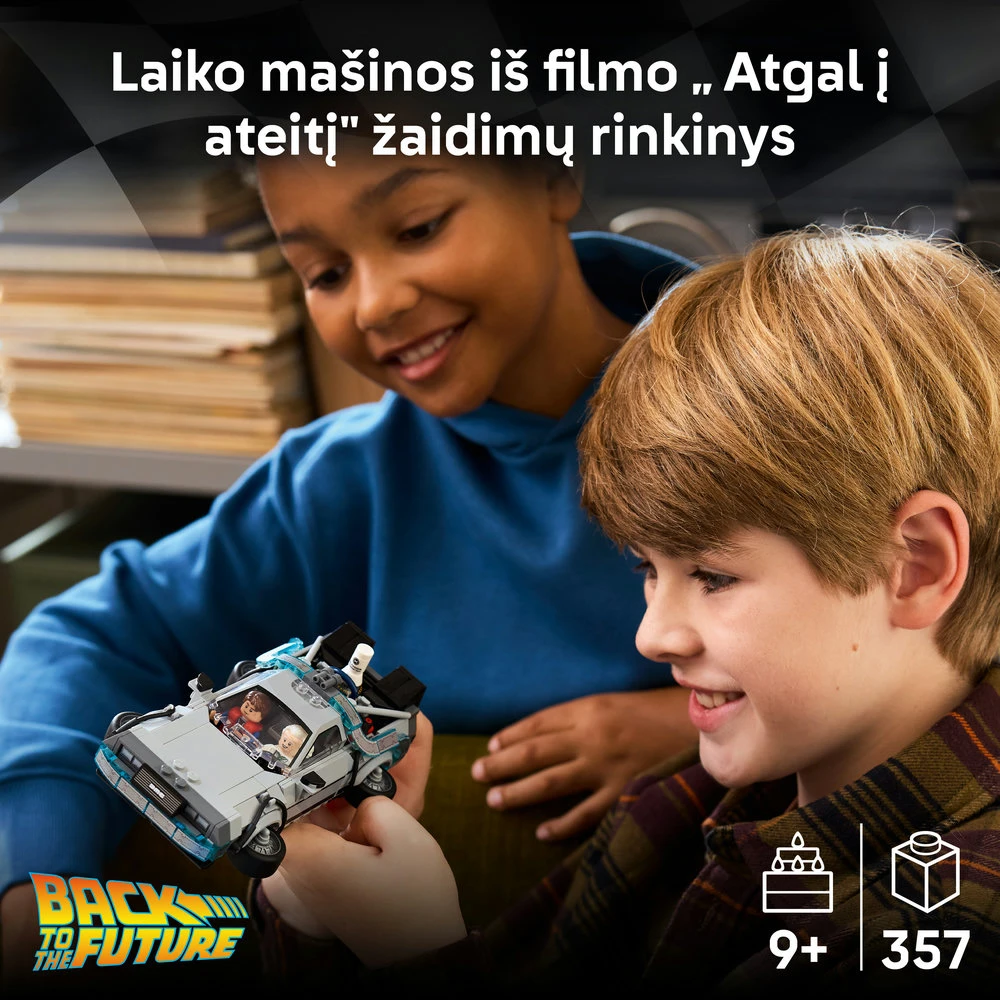 LEGO® Speed Champions Laiko mašina iš filmo Atgal į ateitį 77256