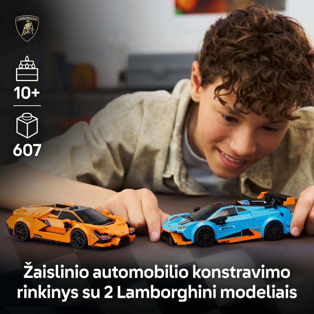 LEGO Speed Champions  Lamborghini Revuelto ir Huracán STO 77238