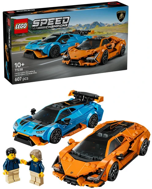 LEGO Speed Champions  Lamborghini Revuelto ir Huracán STO 77238