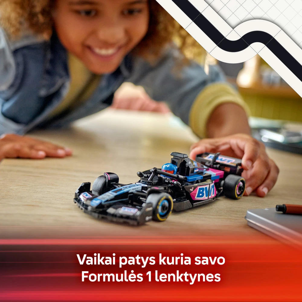 LEGO® Speed Champions Lenktyninis automobilis BWT Alpine F1® Team A524 (77248)