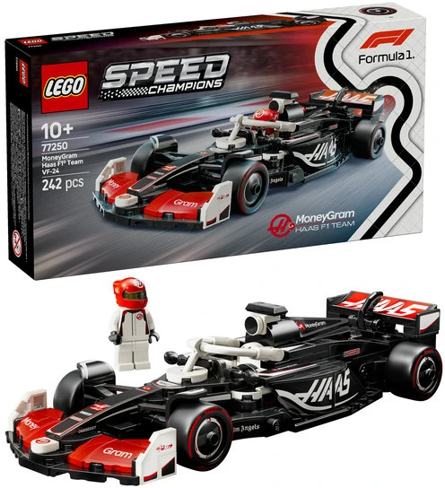 LEGO® Speed Champions Lenktyninis automobilis MoneyGram Haas F1® Team VF-24 (77250)