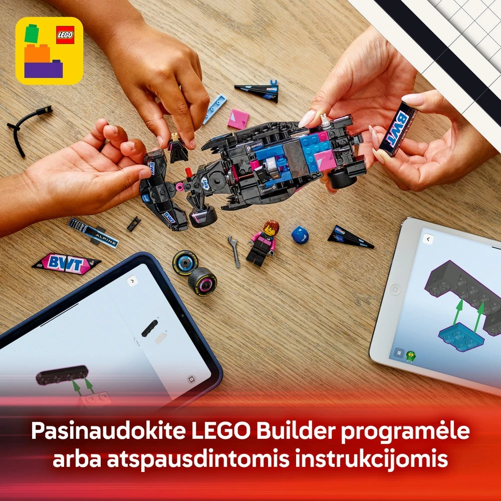 LEGO® Speed Champions Lenktyninis automobilis BWT Alpine F1® Team A524 (77248)