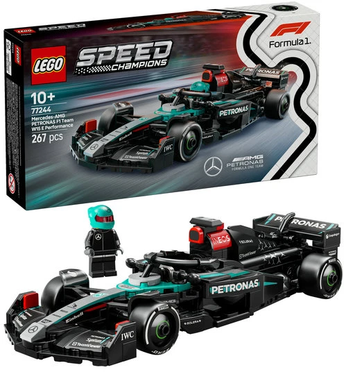 LEGO® Speed Champions Lenktyninis automobilis Mercedes-AMG F1® W15 (77244)