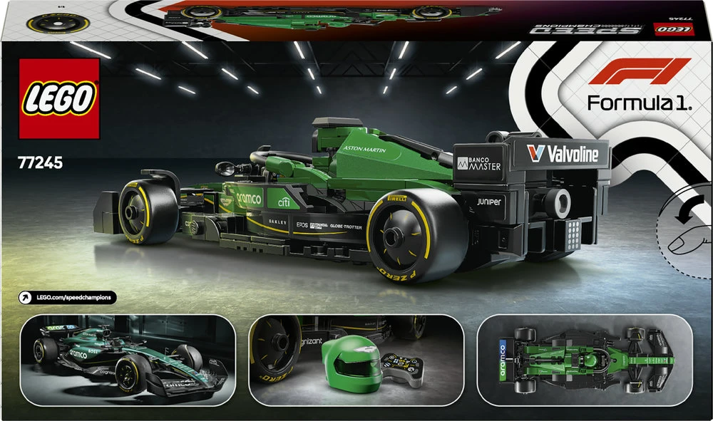LEGO® Speed Champions Lenktyninis automobilis Aston Martin Aramco F1® AMR24 (77245)