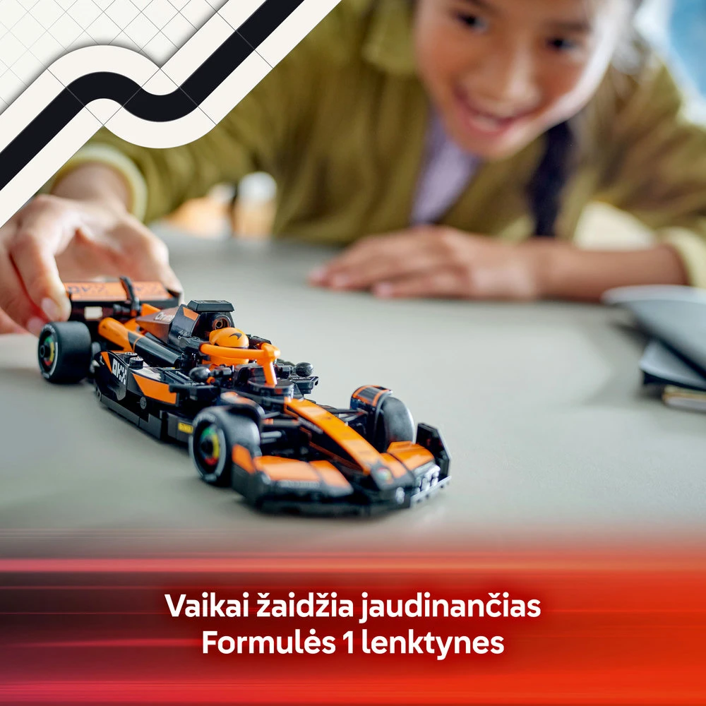 LEGO® Speed Champions Lenktyninis automobilis McLaren F1® Team MCL38 (77251)