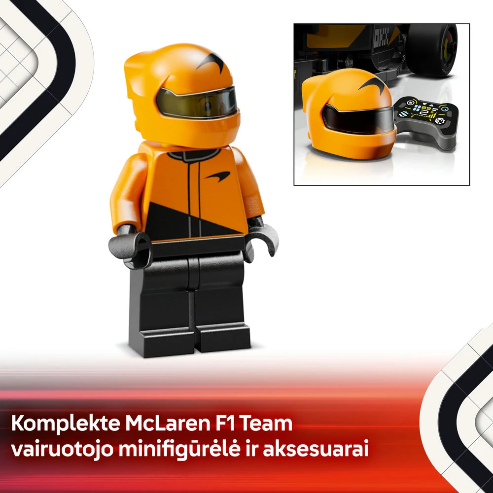 LEGO® Speed Champions Lenktyninis automobilis McLaren F1® Team MCL38 (77251)