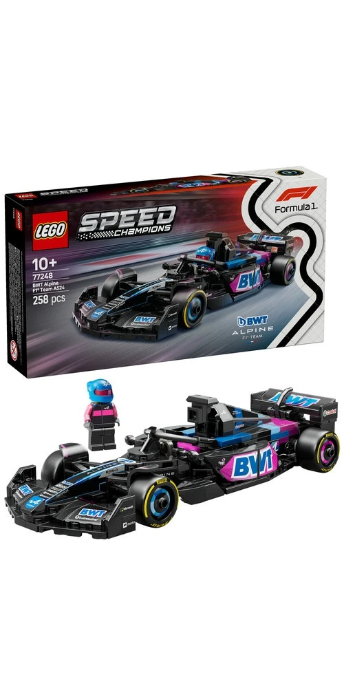 LEGO® Speed Champions Lenktyninis automobilis BWT Alpine F1® Team A524 (77248)