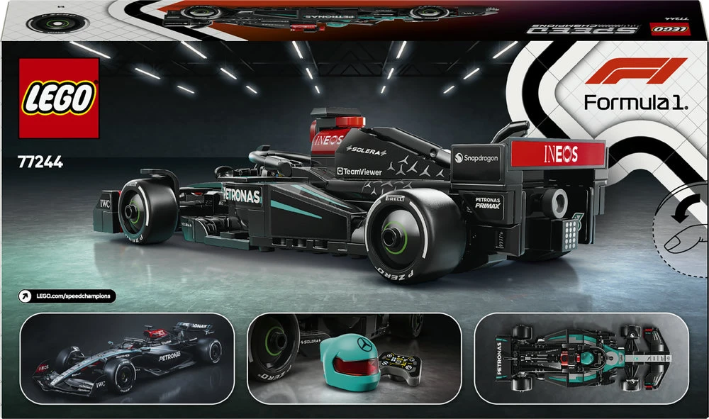 LEGO® Speed Champions Lenktyninis automobilis Mercedes-AMG F1® W15 (77244)