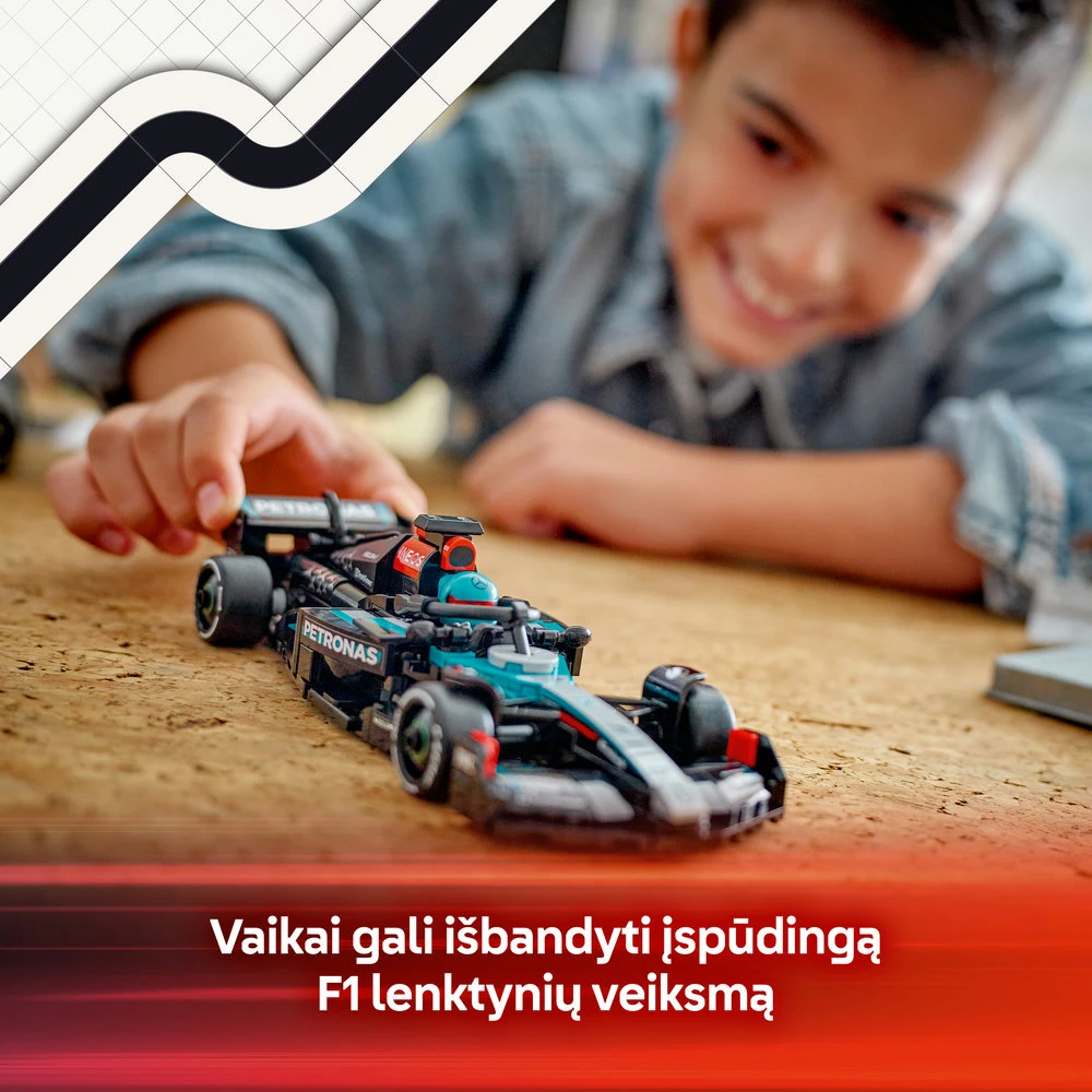 LEGO® Speed Champions Lenktyninis automobilis Mercedes-AMG F1® W15 (77244)