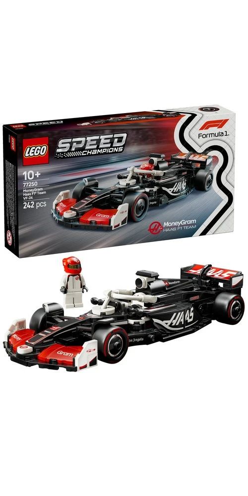 LEGO® Speed Champions Lenktyninis automobilis MoneyGram Haas F1® Team VF-24 (77250)