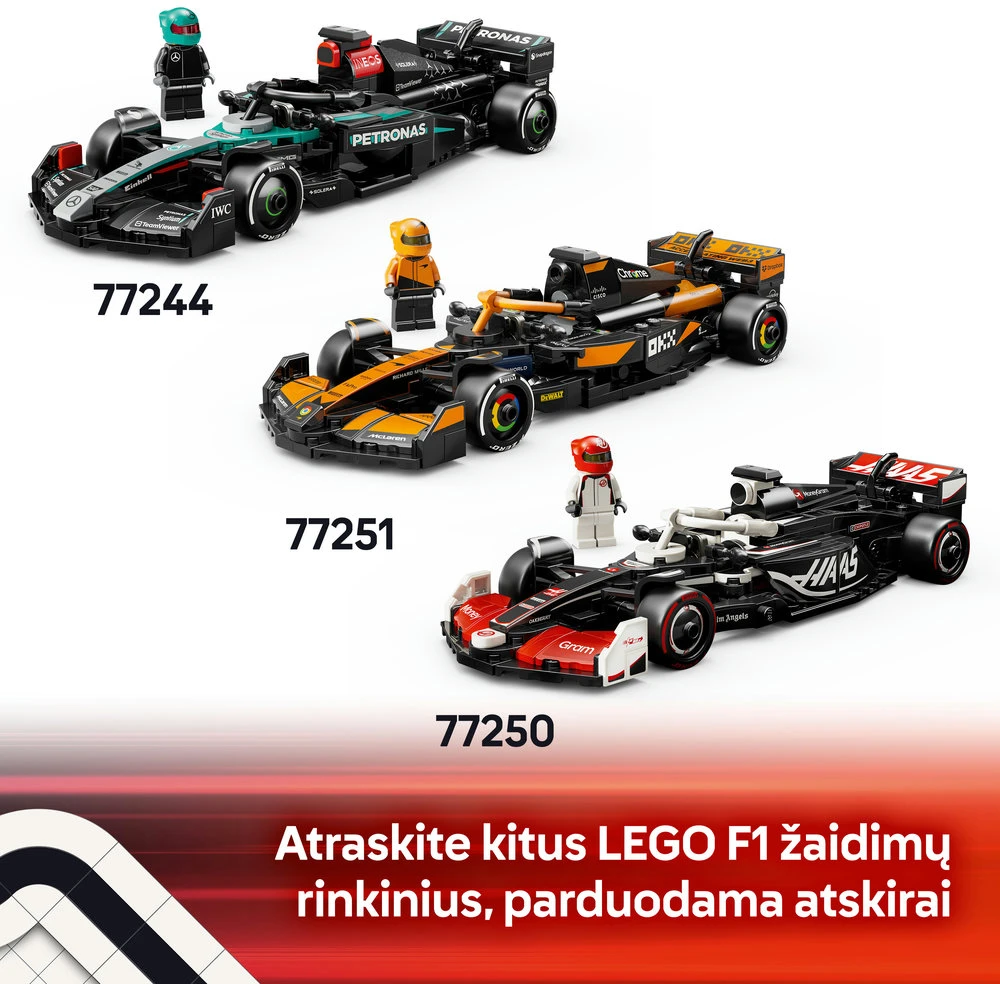 LEGO® Speed Champions Lenktyninis automobilis BWT Alpine F1® Team A524 (77248)