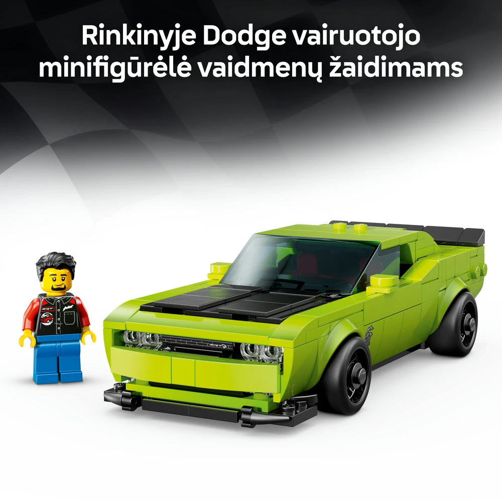 LEGO® Speed Champions Sportinis automobilis Dodge Challenger SRT Hellcat 77237