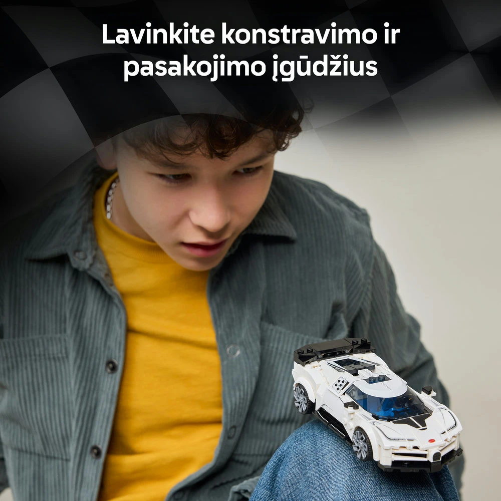 LEGO® Speed Champions Sportinis hiperautomobilis Bugatti Centodieci (77240)
