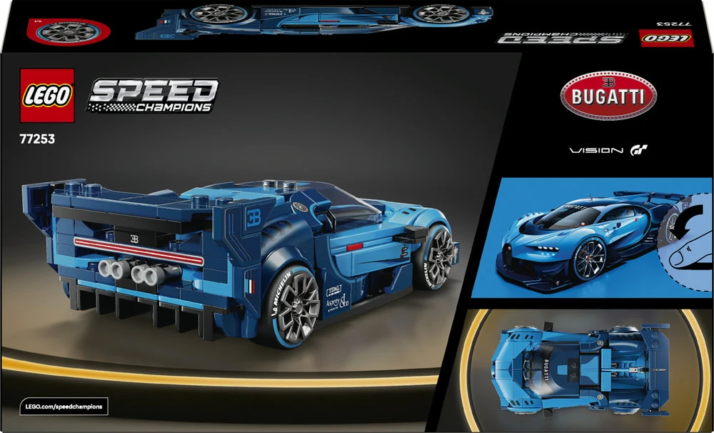 LEGO® Speed Champions Sportinis hiperautomobilis Bugatti Vision GT 77253