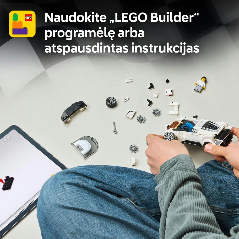 LEGO® Speed Champions Sportinis hiperautomobilis Bugatti Centodieci (77240)