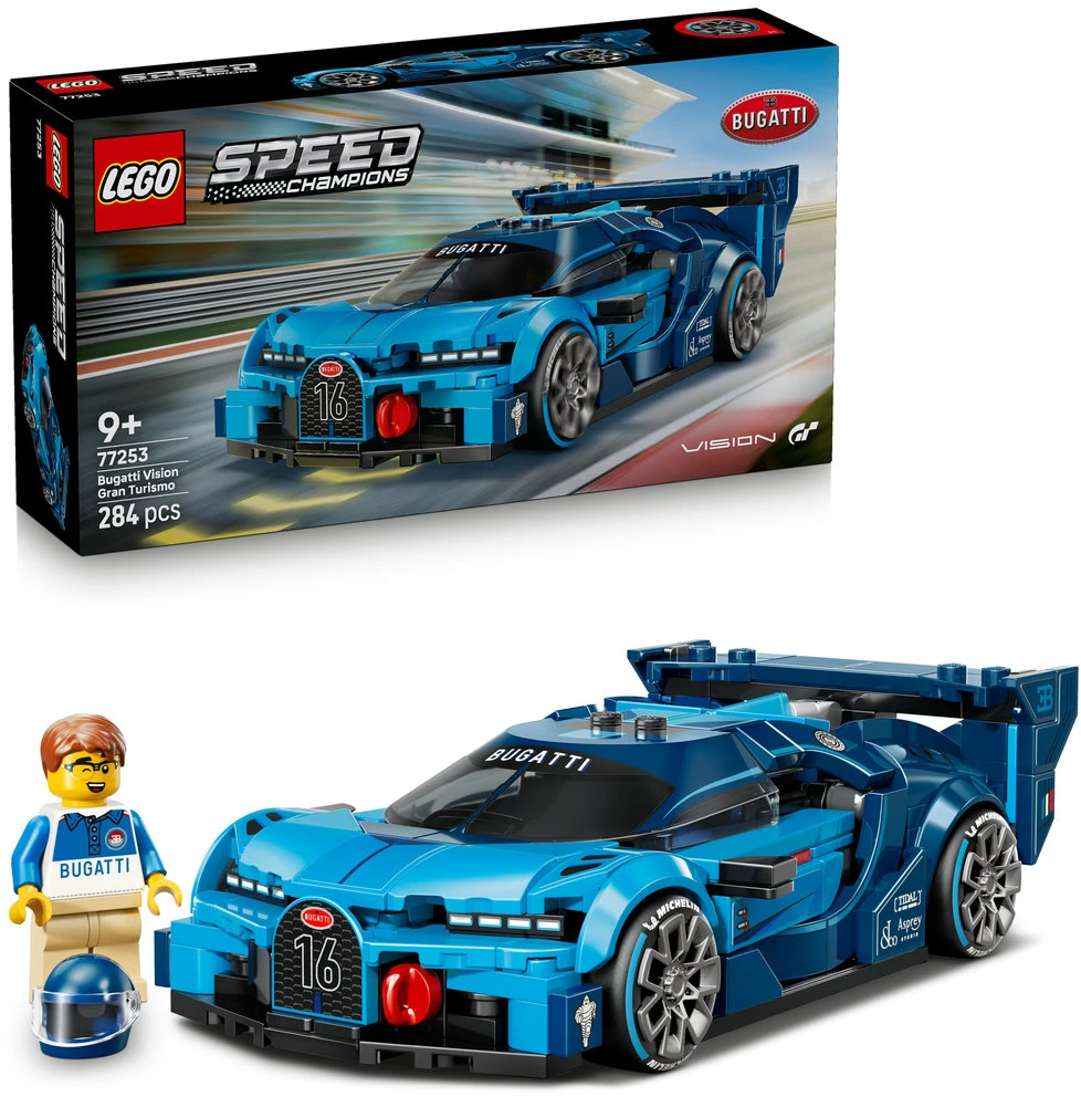 LEGO® Speed Champions Sportinis hiperautomobilis Bugatti Vision GT 77253