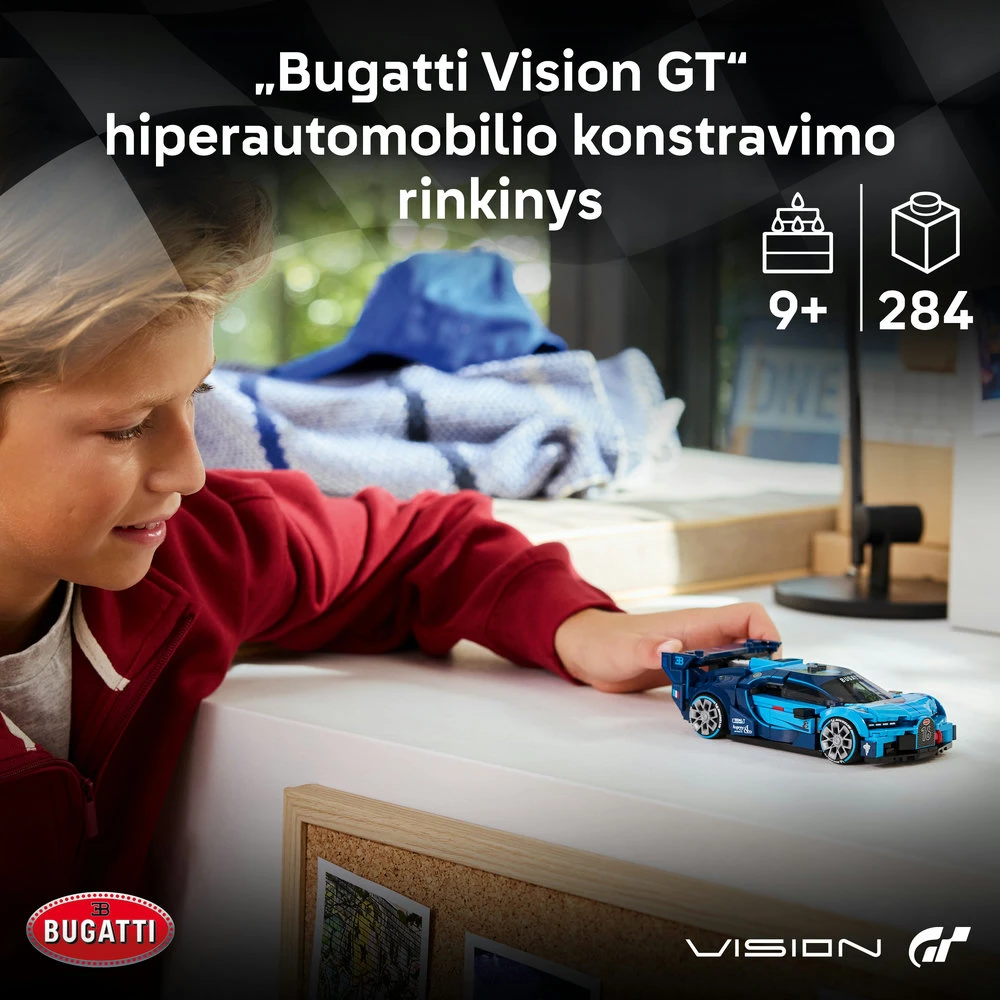 LEGO® Speed Champions Sportinis hiperautomobilis Bugatti Vision GT 77253