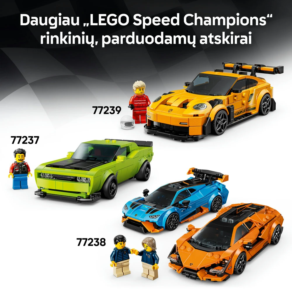 LEGO® Speed Champions Sportinis hiperautomobilis Bugatti Centodieci (77240)