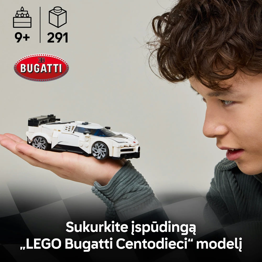 LEGO® Speed Champions Sportinis hiperautomobilis Bugatti Centodieci (77240)