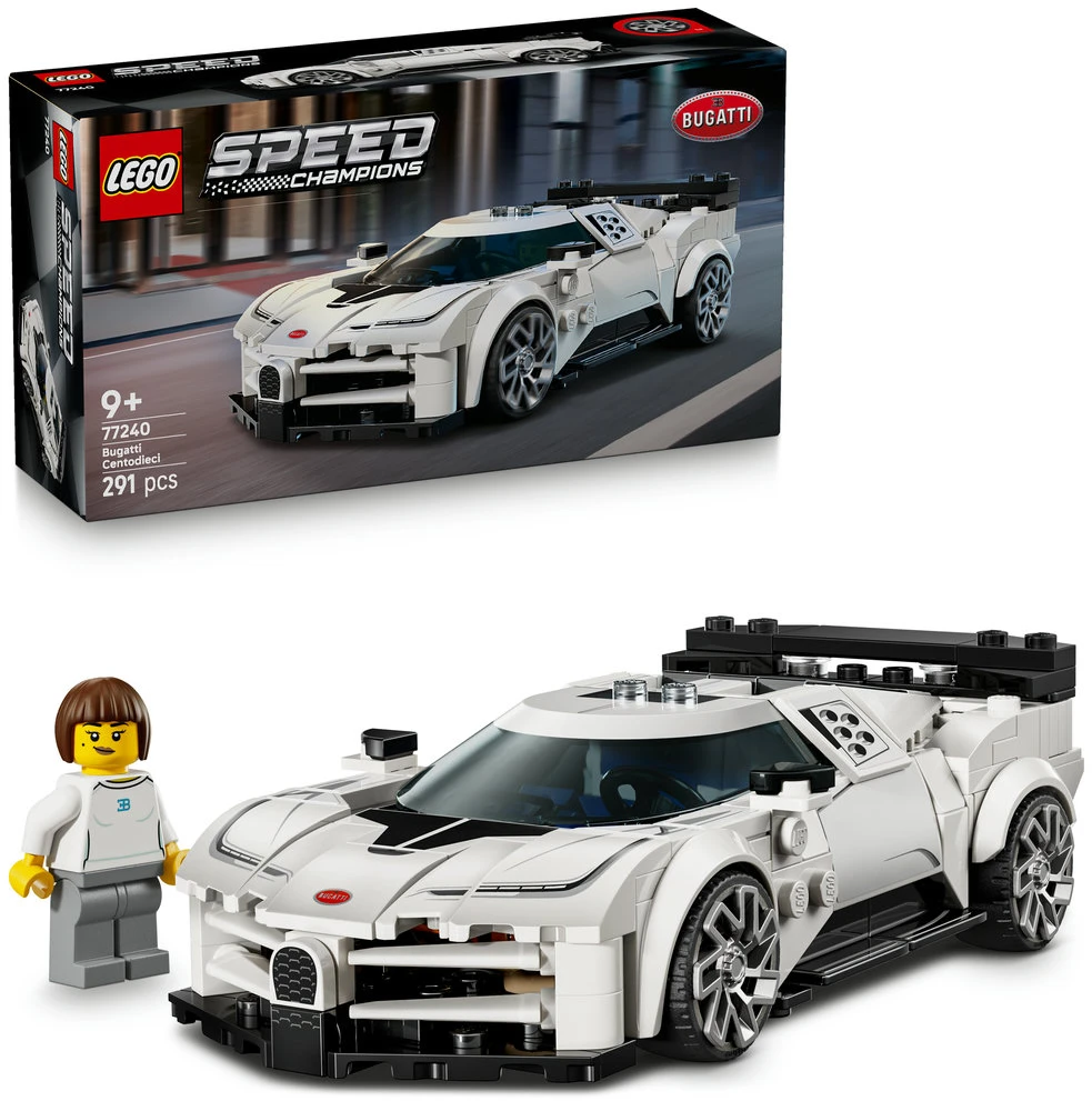 LEGO® Speed Champions Sportinis hiperautomobilis Bugatti Centodieci (77240)
