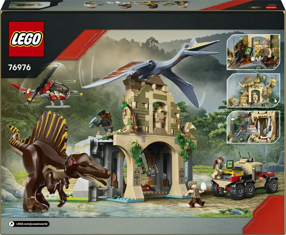 LEGO® Jurassic World Spinozauras, kecalkoatlis ir oro misija (76976)
